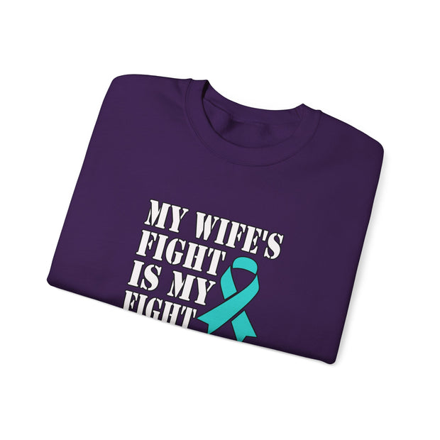 My Wife’s Fight Unisex Heavy Blend™ Crewneck Sweatshirt