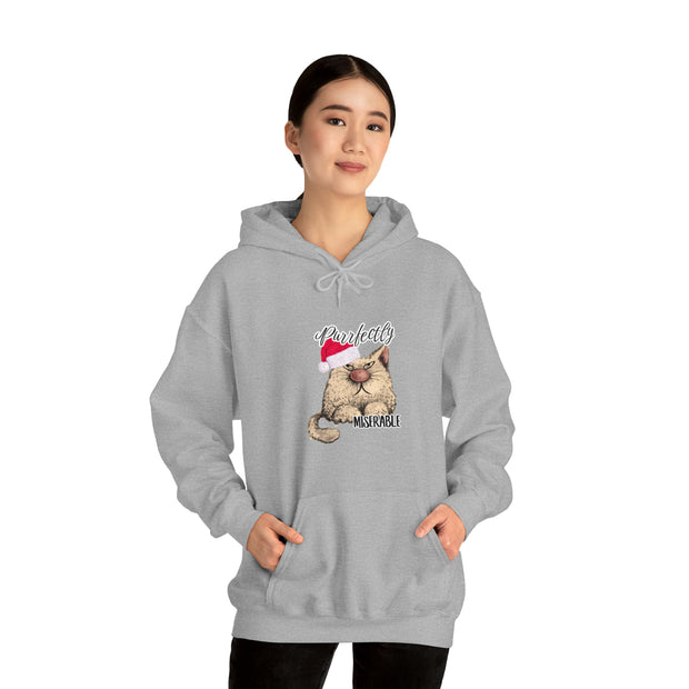 Christmas cat Unisex Heavy Blend™ Hooded Sweatshirt