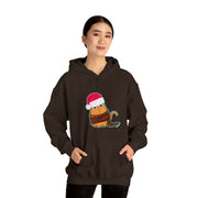 Christmas cat Unisex Heavy Blend™ Hooded Sweatshirt