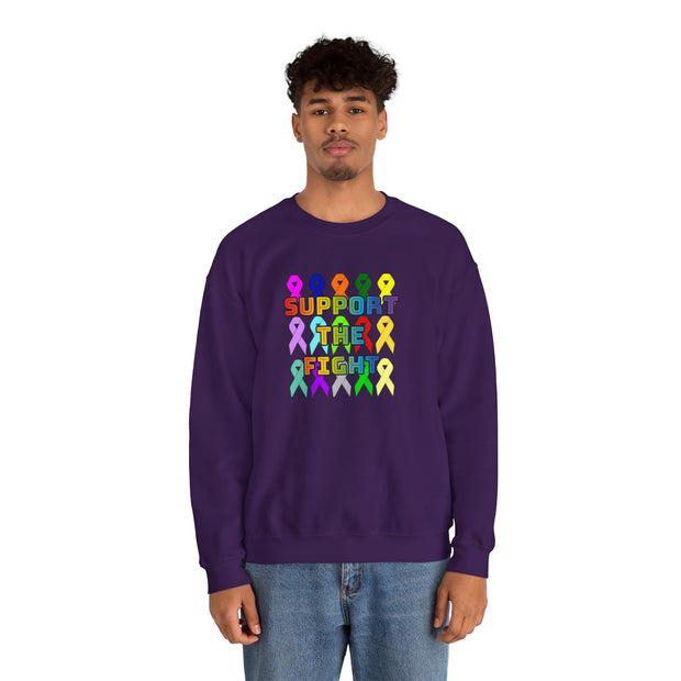 Support the Fight Unisex Heavy Blend™ Crewneck Sweatshirt