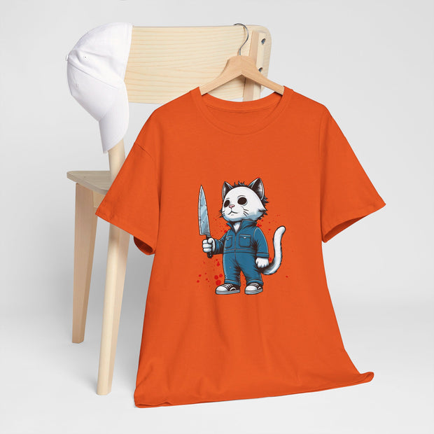 Horror Movie Cats Unisex Heavy Cotton Tee