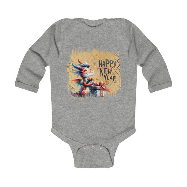 New Year Dragon Infant Long Sleeve Bodysuit