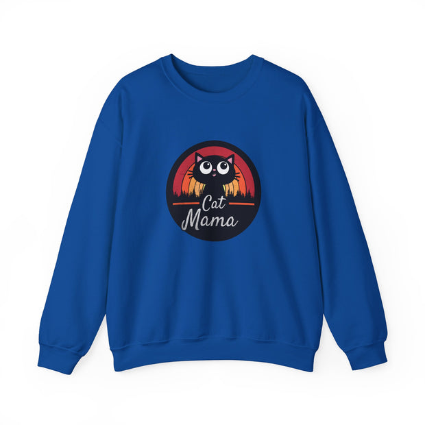 Cat Mama Unisex Heavy Blend™ Crewneck Sweatshirt