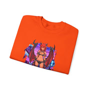 Anime Female Demon Unisex Heavy Blend™ Crewneck Sweatshirt