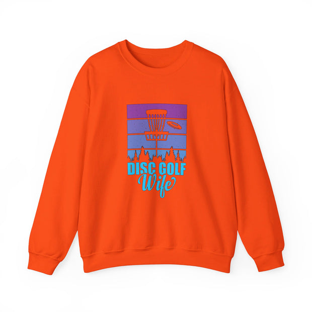 Disc Golf Wife Unisex Heavy Blend™ Crewneck Sweatshirt