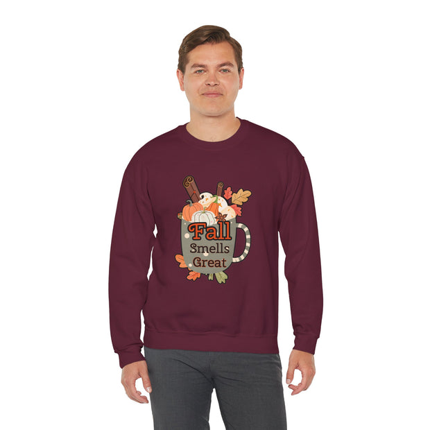 Fall Smells Great Unisex Heavy Blend™ Crewneck Sweatshirt