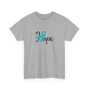Ovarian Cancer Hope Unisex Heavy Cotton Tee