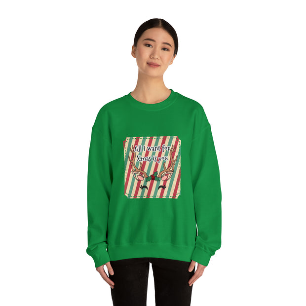 Reindeer Unisex Heavy Blend™ Crewneck Sweatshirt