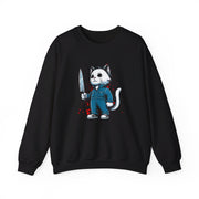 Horror Movie Cats Unisex Heavy Blend™ Crewneck Sweatshirt