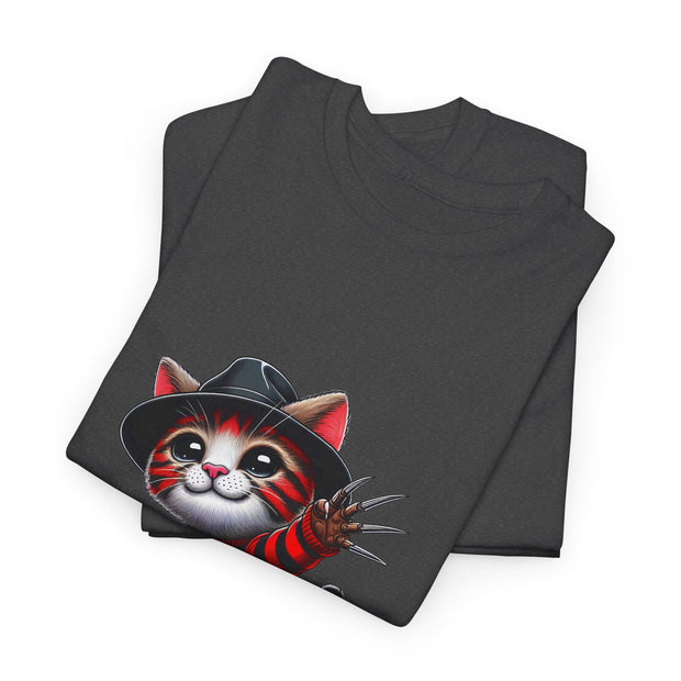 Horror Movie Cats Unisex Heavy Cotton Tee