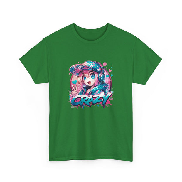 Graffiti Anime Girls Unisex Heavy Cotton Tee
