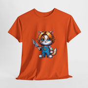 Horror Movie Cats Unisex Heavy Cotton Tee