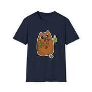 Christmas cat Unisex Softstyle T-Shirt