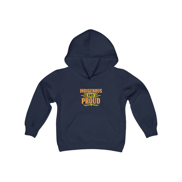 Indigenous and Proud Youth Heavy Blend Hooded Sweatshirt