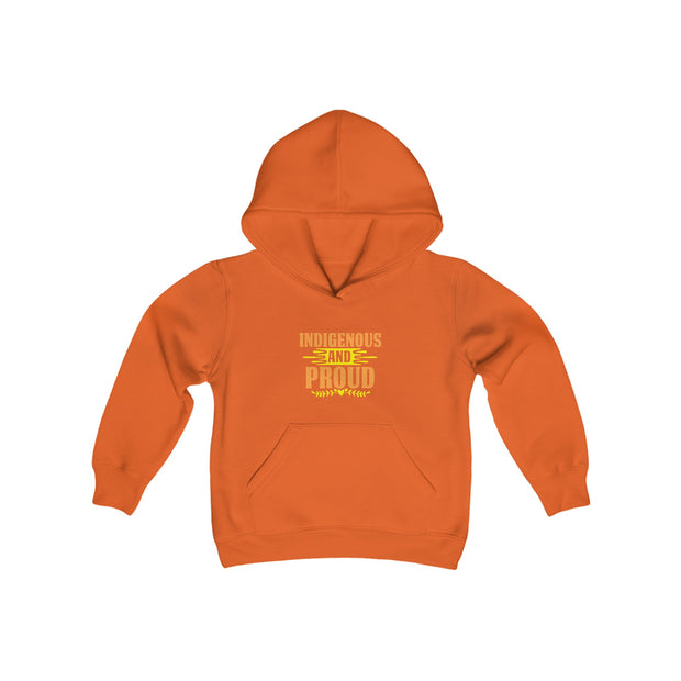 Indigenous and Proud Youth Heavy Blend Hooded Sweatshirt