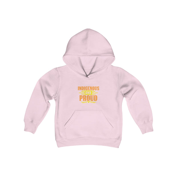 Indigenous and Proud Youth Heavy Blend Hooded Sweatshirt