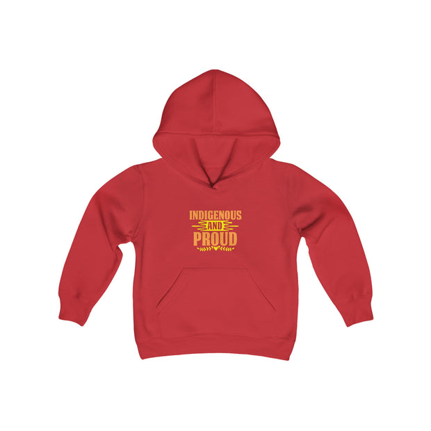 Indigenous and Proud Youth Heavy Blend Hooded Sweatshirt