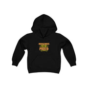 Indigenous and Proud Youth Heavy Blend Hooded Sweatshirt