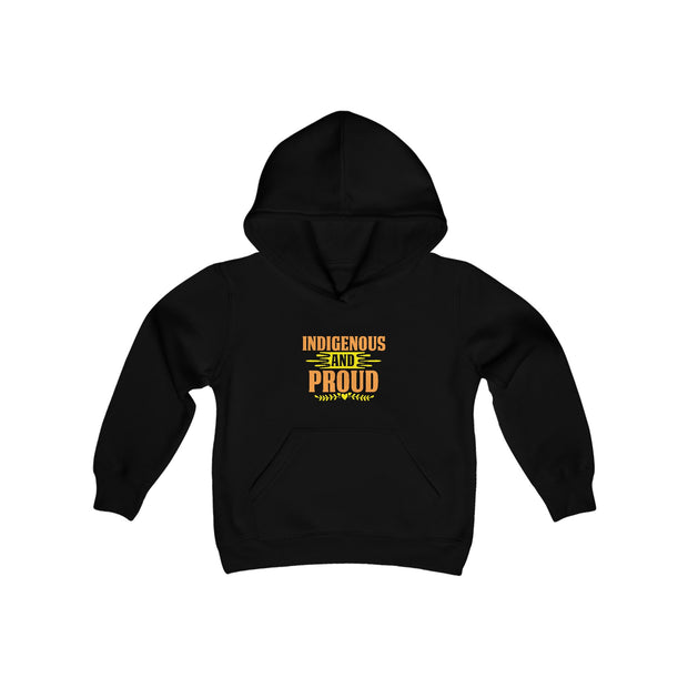 Indigenous and Proud Youth Heavy Blend Hooded Sweatshirt