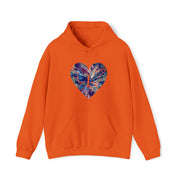 Heart Butterfly Unisex Heavy Blend™ Hooded Sweatshirt