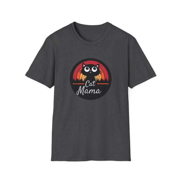 Cat Mama Unisex Softstyle T-Shirt