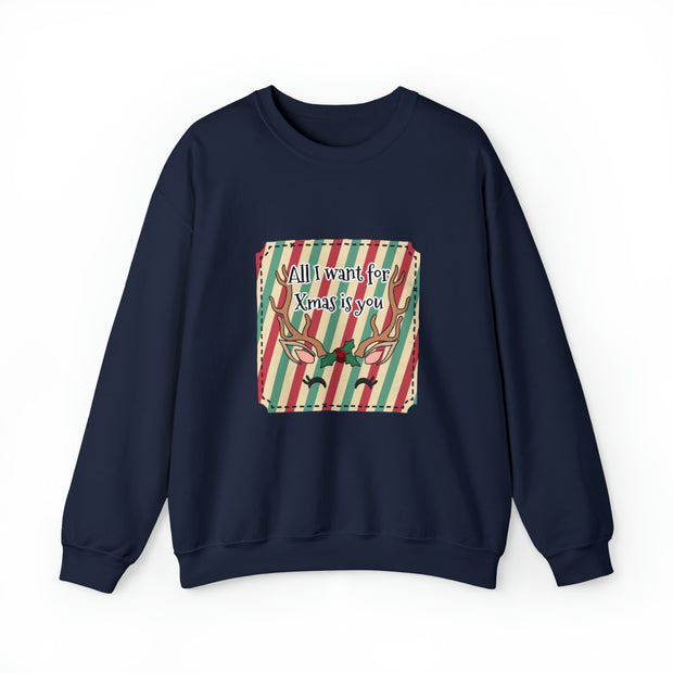 Reindeer Unisex Heavy Blend™ Crewneck Sweatshirt