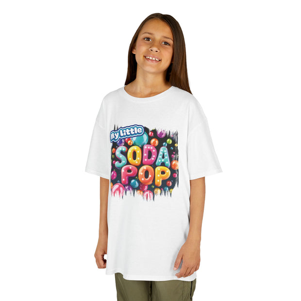 Kids Soda Pop Tee, Fun T-Shirt, Cute Apparel for Kids, Gift for Birthdays, Playdate Outfit, Colorful Kidswear
