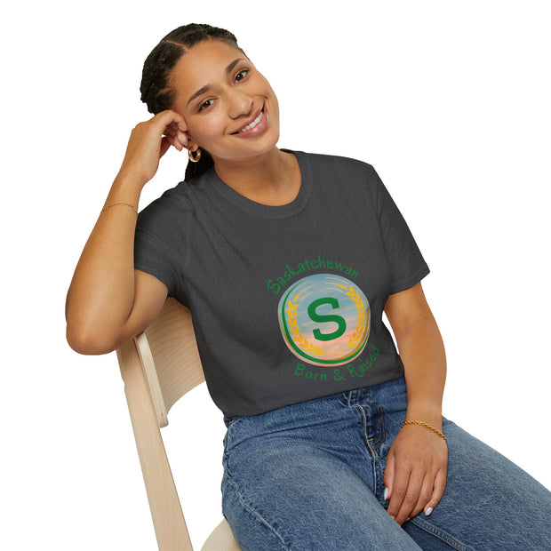 Saskatchewan Born & Raised Unisex Softstyle T-Shirt