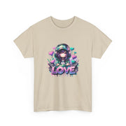 Graffiti Anime Girls Unisex Heavy Cotton Tee