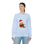 Christmas cat Unisex Heavy Blend™ Crewneck Sweatshirt