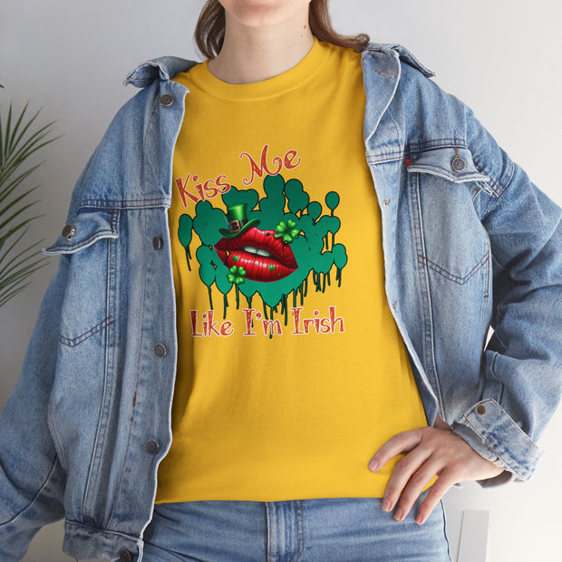 Kiss me like I’m Irish Unisex Heavy Cotton Tee
