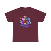 Anime Female Demon Unisex Heavy Cotton Tee