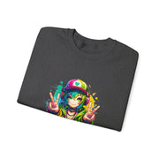 Graffiti Anime Girls Unisex Heavy Blend™ Crewneck Sweatshirt