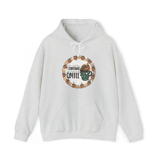 Christmas Coffee Unisex Heavy Blend™ Hooded Sweatshirt