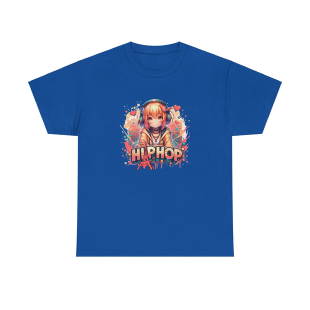 Graffiti Anime Girl Unisex Heavy Cotton Tee