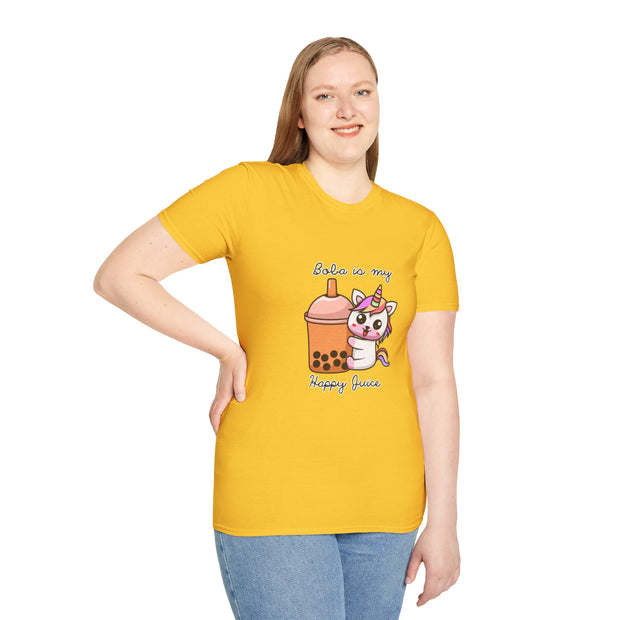 Unicorn Boba Unisex Softstyle T-Shirt