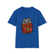 Christmas cat Unisex Softstyle T-Shirt