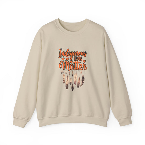 Indigenous Lives Matter Unisex Heavy Blend™ Crewneck Sweatshirt