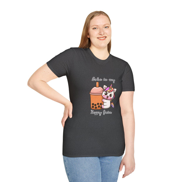 Unicorn Boba Unisex Softstyle T-Shirt