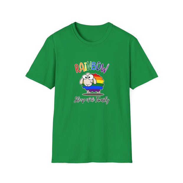 Rainbow Sheep Unisex Softstyle T-Shirt