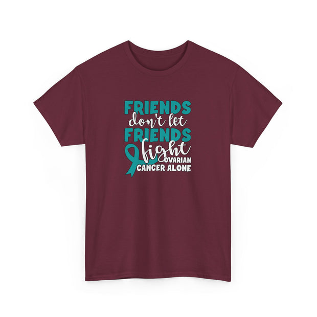 Ovarian Cancer Friends Unisex Heavy Cotton Tee