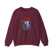 Stop Looking for Trouble Unisex Heavy Blend™ Crewneck Sweatshirt