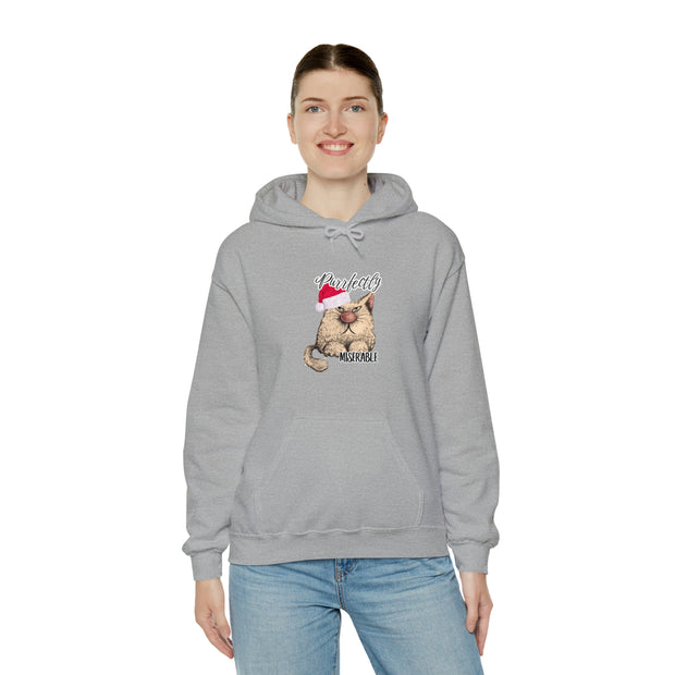 Christmas cat Unisex Heavy Blend™ Hooded Sweatshirt