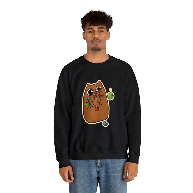 Christmas cat Unisex Heavy Blend™ Crewneck Sweatshirt