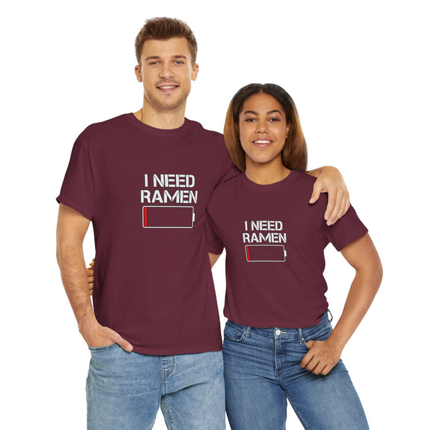 I Need Ramen Unisex Heavy Cotton Tee