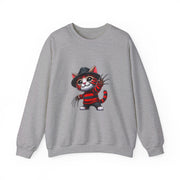 Horror Movie Cats Unisex Heavy Blend™ Crewneck Sweatshirt