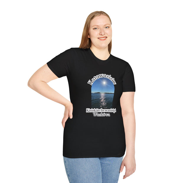 Cree Saskatchewan Skies Unisex Softstyle T-Shirt