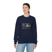 Peace Love Camping Unisex Heavy Blend™ Crewneck Sweatshirt