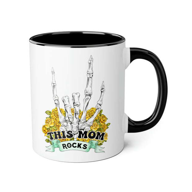 This Mom Rocks Accent Mugs, 11oz