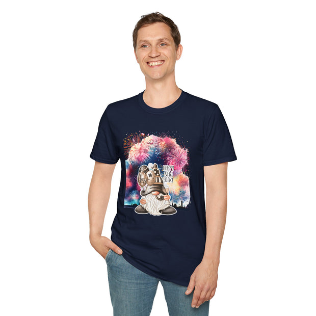 Gnome New Year Unisex Softstyle T-Shirt
